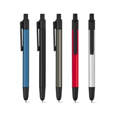 Esferográfica em alumínio com escrita em preto Personalizada