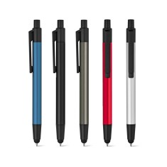 Esferográfica em alumínio com escrita em preto Personalizada