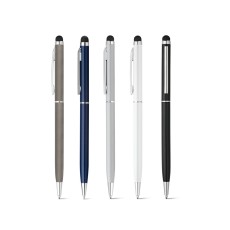 Esferográfica em alumínio com escrita em azul Personalizada