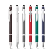 Esferográfica em alumínio com escrita em azul Personalizada