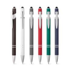 Esferográfica em alumínio com escrita em azul Personalizada