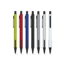 Esferográfica em alumínio com escrita em azul Personalizada