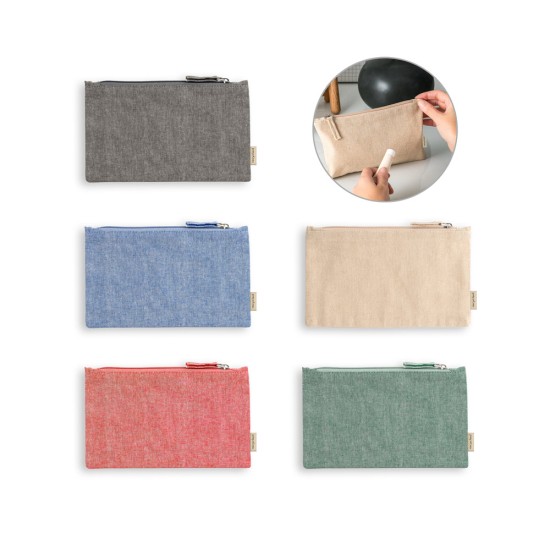 Bolsa multifunções em 70% algodão reciclado e 30% poliéster reciclado (140 g/m²) Personalizada