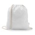 Sacola tipo mochila em 70% algodão reciclado e 30% poliéster reciclado (140 g/m²) sem tingimento Personalizada