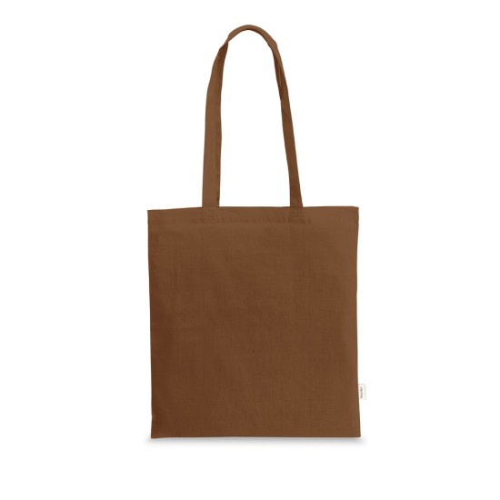 Sacola em 70% algodão reciclado e 30% poliéster reciclado (180 g/m²) sem tingimento Personalizada