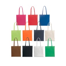 Sacola em 70% algodão reciclado e 30% poliéster reciclado (180 g/m²) sem tingimento Personalizada