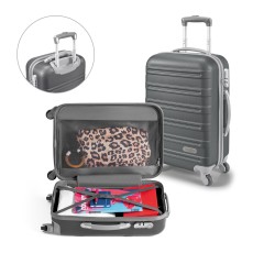 Mala de viagem executivo em ABS com interior forrado 36 L Personalizada
