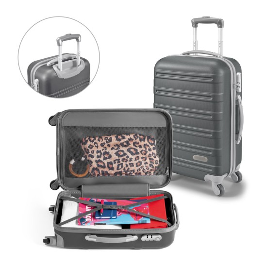 Mala de viagem executivo em ABS com interior forrado 36 L Personalizada