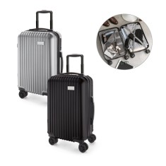 Mala de viagem executivo em ABS e PET com interior forrado 33 L Personalizada