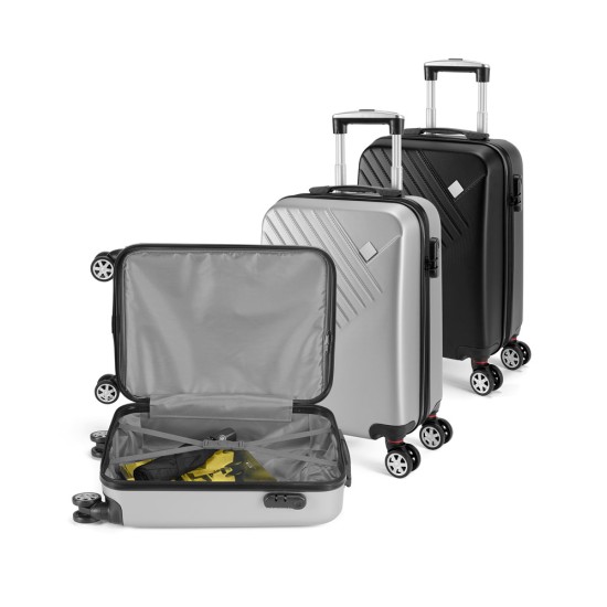 Mala de viagem executivo em ABS com interior forrado 37 L Personalizada