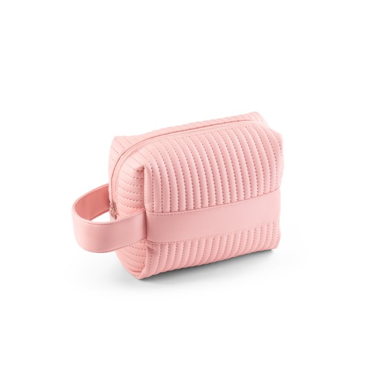 Bolsa de cosméticos em PU% (21% de PU reciclado e 30% de poliéster reciclado) Personalizada