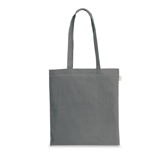 Sacola em algodão reciclado e poliéster reciclado sem tingimento (140 g/m²) sem tingimento Personalizada