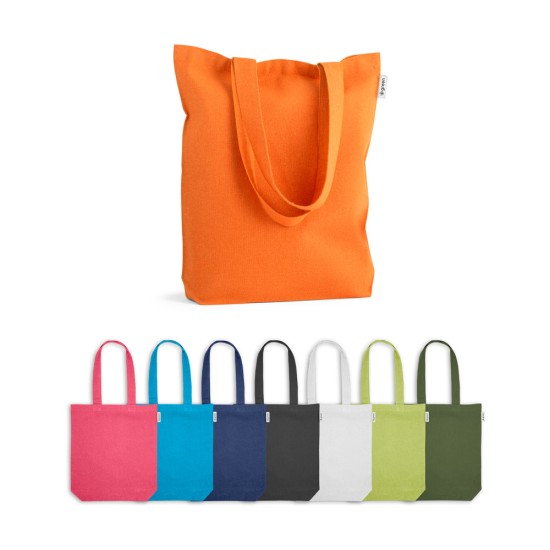 Sacola em 50% algodão, 30% algodão reciclado e 20% poliéster reciclado (220 g/m²) Personalizada