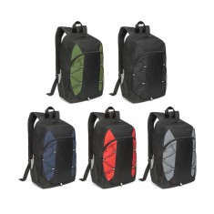 Mochila em 600D com detalhes em ripstop colorido 16 L Personalizada