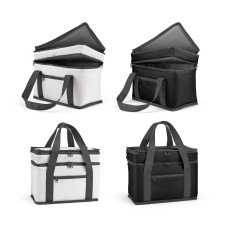 Sacola térmica em poliéster reciclado 600D com isolamento em PEVA 9'5 L Personalizada