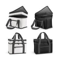 Sacola térmica em poliéster reciclado 600D com isolamento em PEVA 9'5 L Personalizada