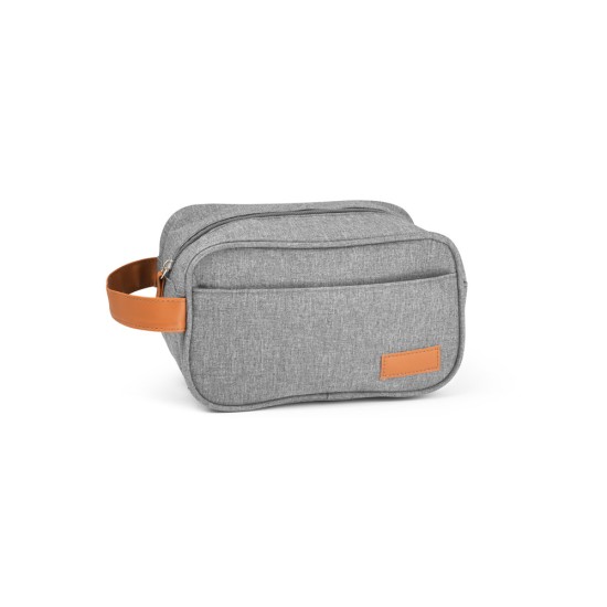 Bolsa para cosméticos em 600D de alta densidade e pega em PU Personalizada