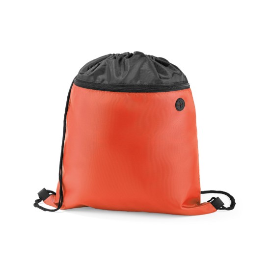 Saco tipo mochila em 210D com bolso frontal Personalizado
