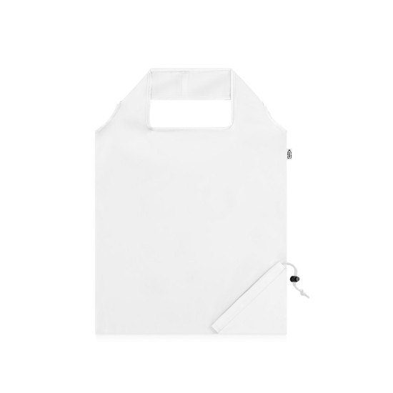 Sacola dobrável em poliéster reciclado 190T com alças Personalizada