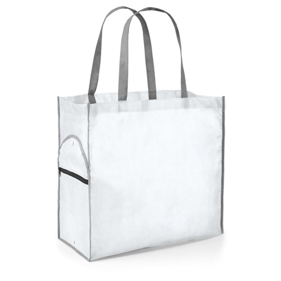 Sacola dobrável em non-woven (80 g/m²) com alças Personalizada