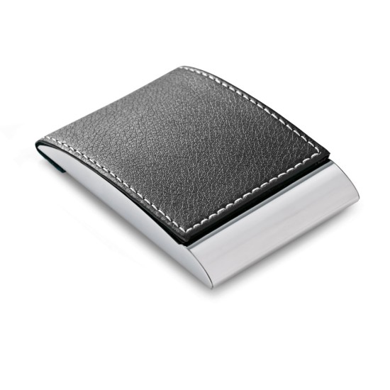 Porta cartões em metal e c.sintético Personalizada