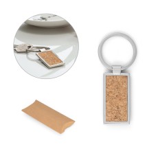 Chaveiro em cortiça e metal Personalizado