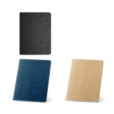Caderno B7 de capa flexível em cartão kraft reciclado com 60 páginas lisas recicladas Personalizado