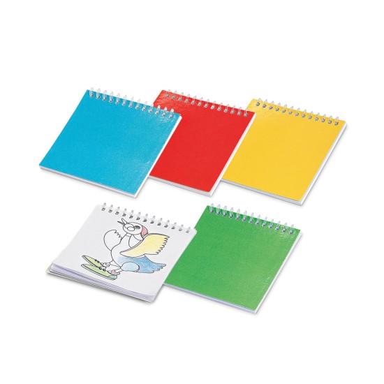 Caderno para colorir com 25 desenhos diferentes Personalizado