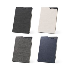 Caderno A5 de capa dura em tecido PET 100% reciclado com 160 páginas pautadas recicladas Personalizado