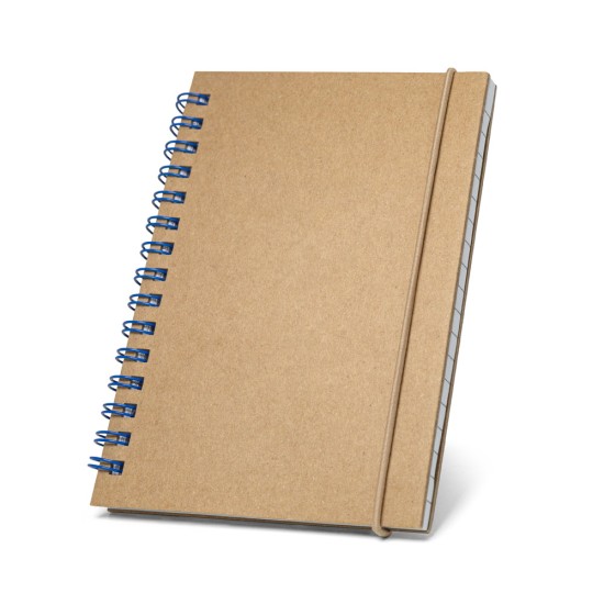 Caderno de bolso espiral de capa dura com 120 páginas pautadas recicladas Personalizado