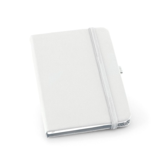 Caderno A6 de capa dura em c.sintético com 160 páginas pautadas Personalizado