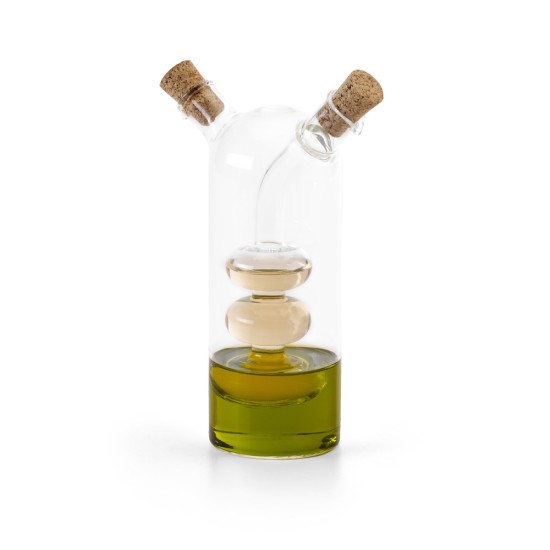 Galheteiro em vidro que contém dois reservatórios 50 mL e 250 mL Personalizado