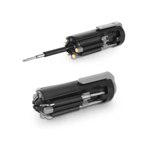 Conjunto de ferramentas em ABS com 6 LEDs e 5 pontas Personalizado