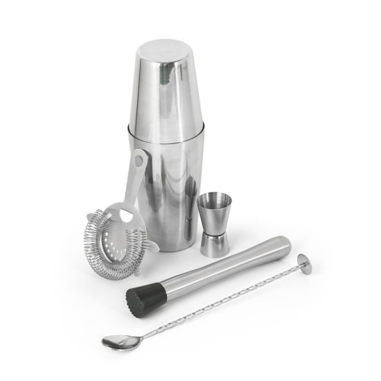 Set de coquetel com 6 peças em aço inox Personalizado