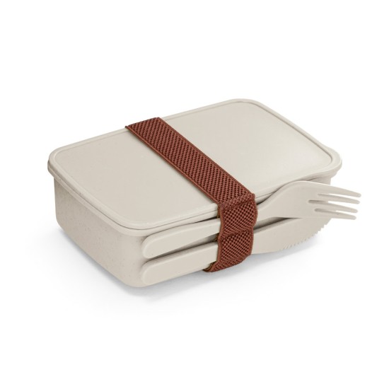 Lancheira. Marmita hermética em fibra de bambu e PP 600 mL Personalizado