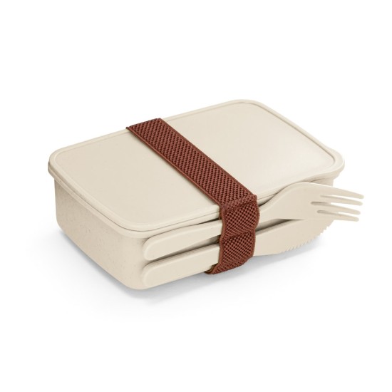 Lancheira. Marmita hermética em fibra de bambu e PP 600 mL Personalizado