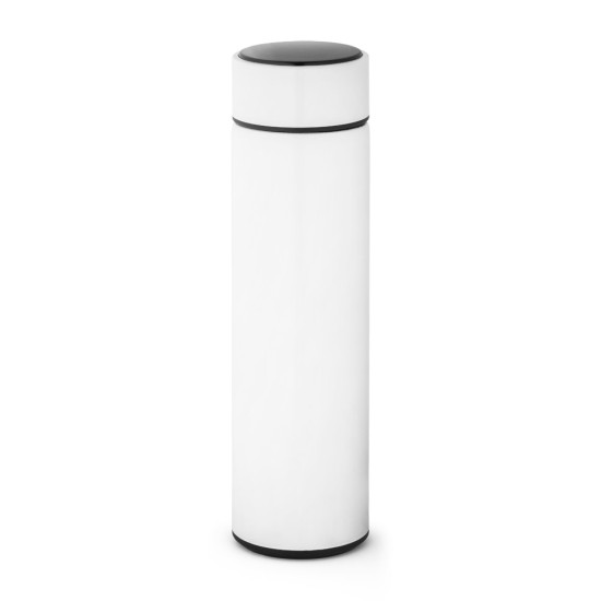 Garrafa em aço inox de parede dupla térmica, isolada a vácuo 450 mL Personalizada