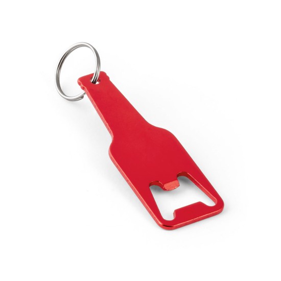 Chaveiro em alumínio com abridor de garrafas Personalizado