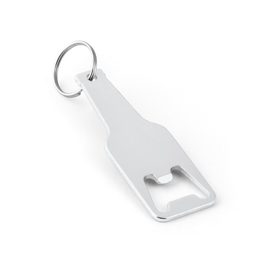 Chaveiro em alumínio com abridor de garrafas Personalizado