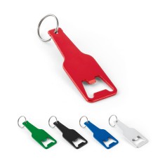 Chaveiro em alumínio com abridor de garrafas Personalizado