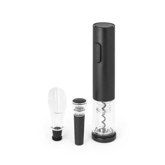 Conjunto de saca rolhas elétrico e acessórios em ABS e TPE Personalizado