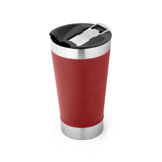 Copo de viagem em aço inox térmico, com parede dupla isolada a vácuo 630 mL Personalizado