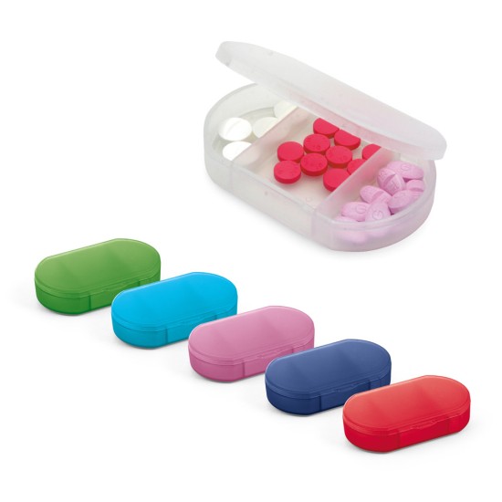 Porta comprimidos com 3 divisórias Personalizada