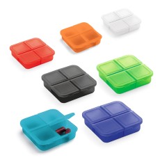 Porta comprimidos com 4 divisórias Personalizada
