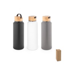 Garrafa em aço inox 90% reciclado de parede dupla térmica, isolada a vácuo com revestimento em pó 1200 mL Personalizada