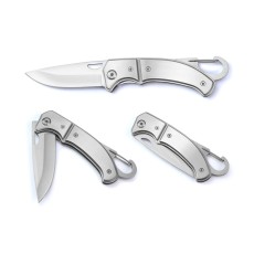 Canivete em aço inox e metal com fecho de segurança Personalizado