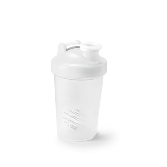 Shaker em HDPE com tampa flip top em PP 550 mL Personalizado