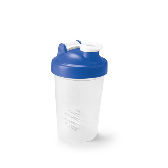 Shaker em HDPE com tampa flip top em PP 550 mL Personalizado