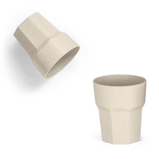 Copo em fibra de arroz (60%) e PP (40%) 400 mL Personalizado