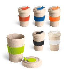 Copo para viagem em fibra de bambu (60%) e PP (40%) 500 mL Personalizado